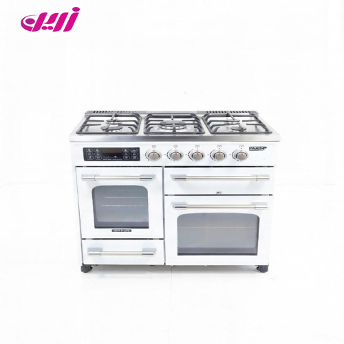 اجاق گاز پارس ۴ کشو صفحه استیل سفید